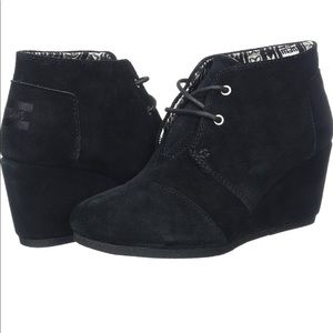 Toms Kala Wedge Booties, sz. 9